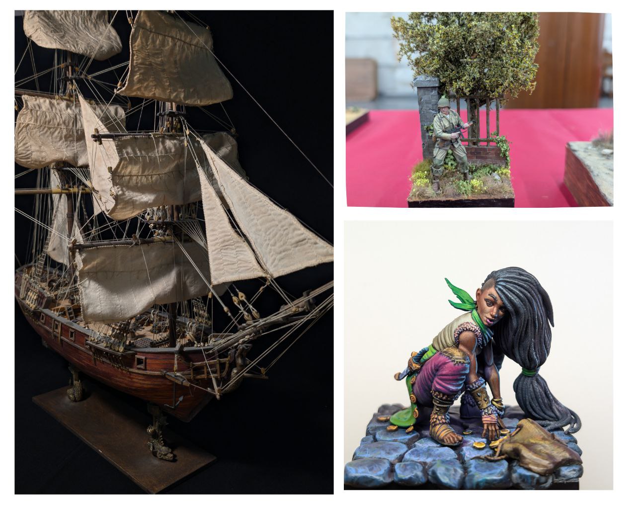 Detalle de modelismo: variedad de temáticas