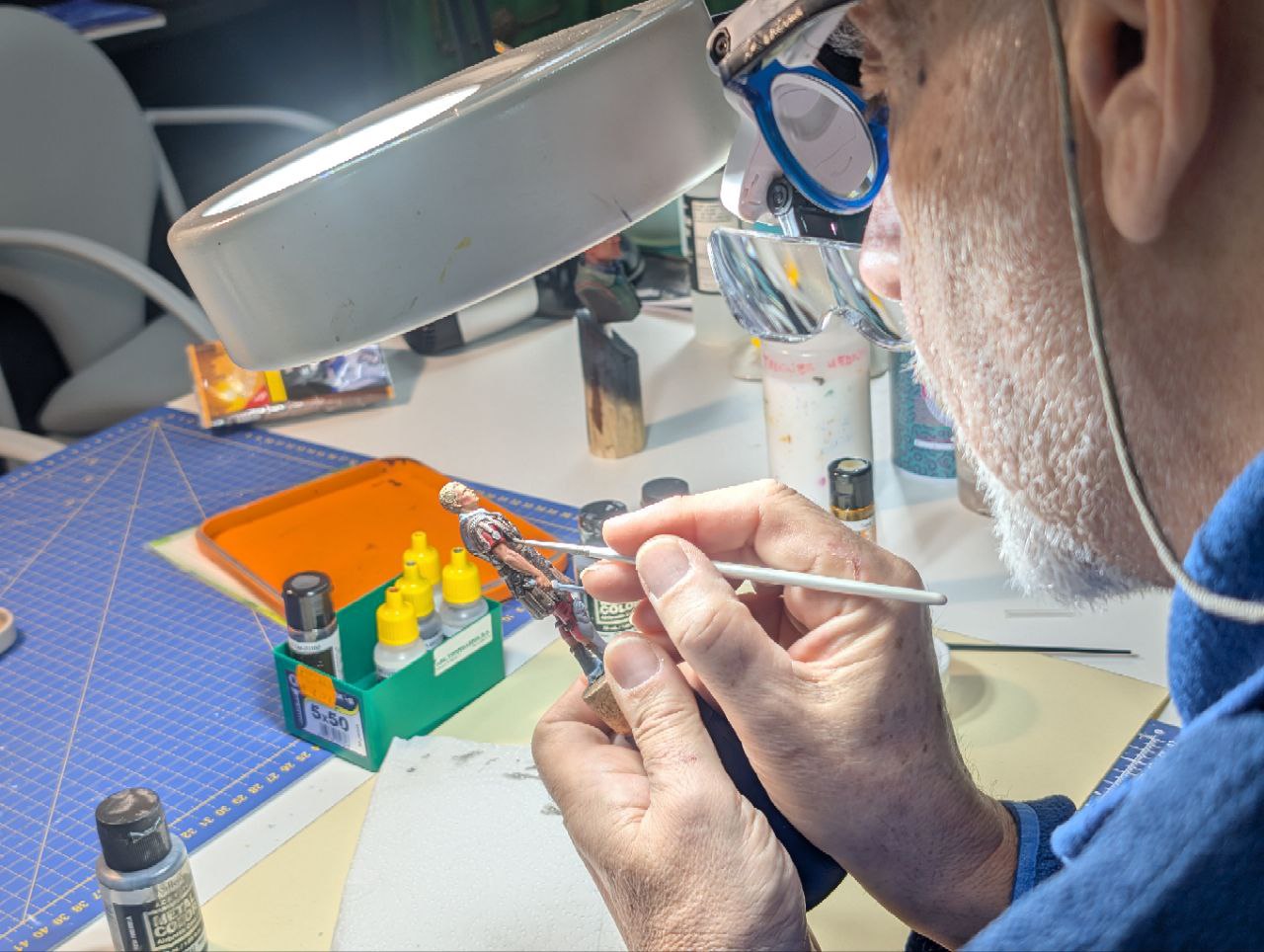 Socios de la asociación compartiendo el hobby